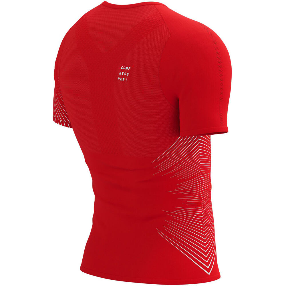 Compressport camiseta técnica manga corta hombre Performance SS Tshirt M vista trasera