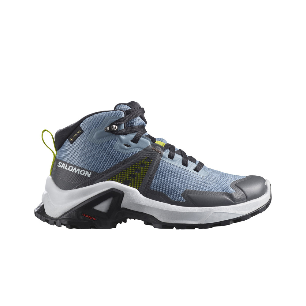 Salomon bota trekking niño X RAISE MID GTX J lateral exterior