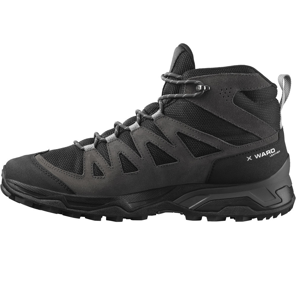 Salomon bota trekking hombre X WARD LEATHER MID GTX puntera