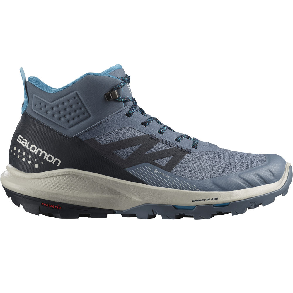 Salomon bota trekking hombre OUTpulse Mid GTX lateral exterior