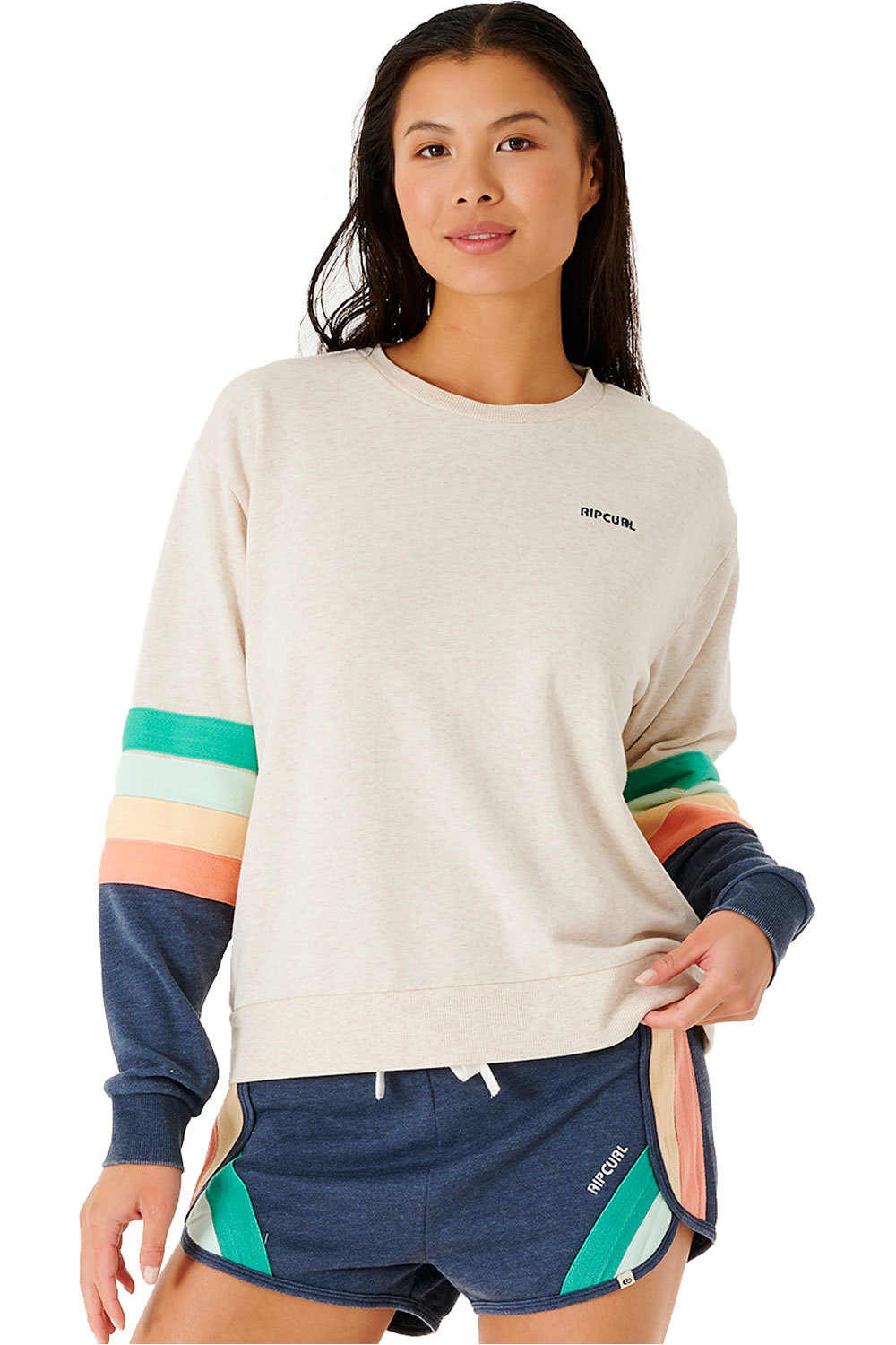 Rip Curl sudadera mujer SURFBREAK CREW vista frontal