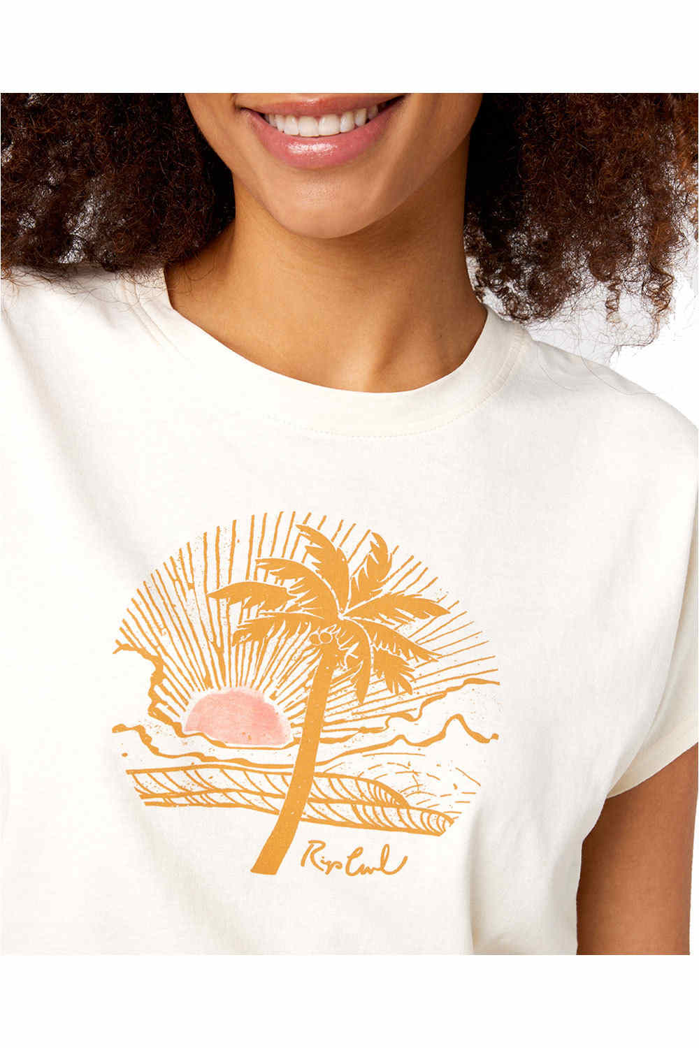 Rip Curl camiseta manga corta mujer BELLA PALM TEE vista detalle