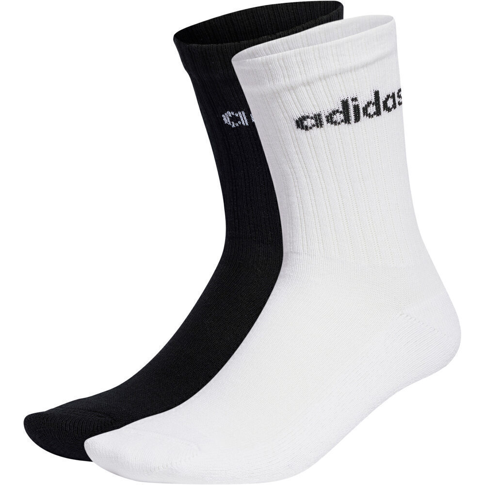 adidas calcetines deportivos Linear Cushioned (3 pares) vista frontal