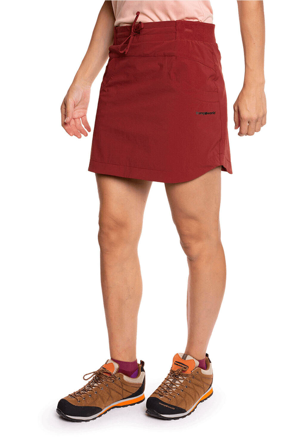 Nantes pantalón corto montaña mujer Granate (M)