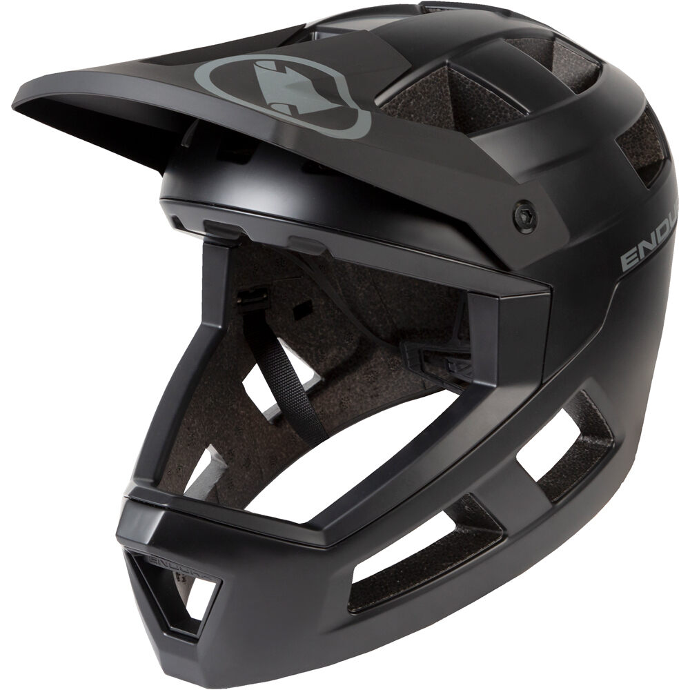 Endura casco bicicleta Casco Integral SingleTrack vista frontal