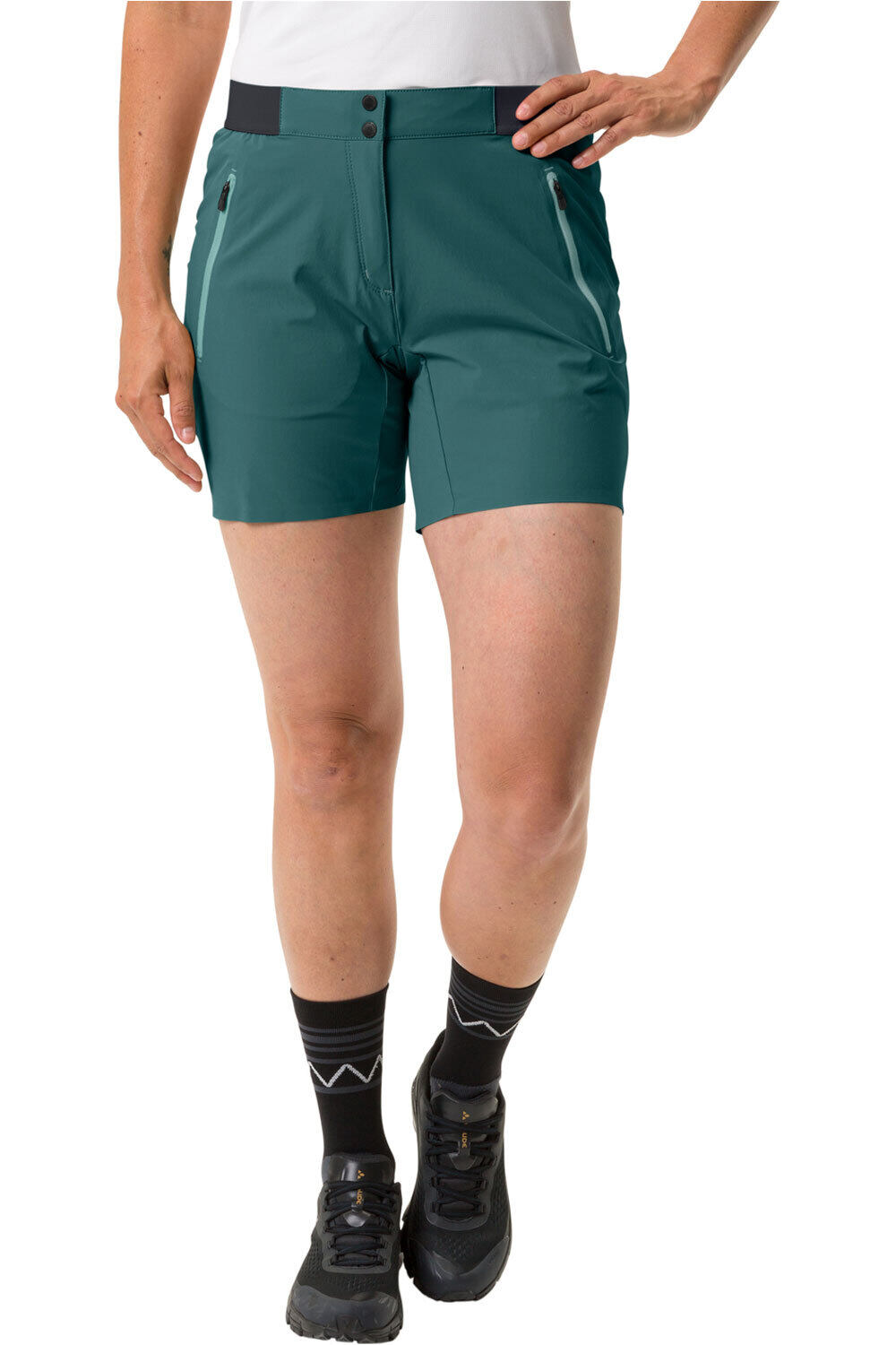 Scopi lw shorts ii pantalón corto montaña mujer Verde (38)