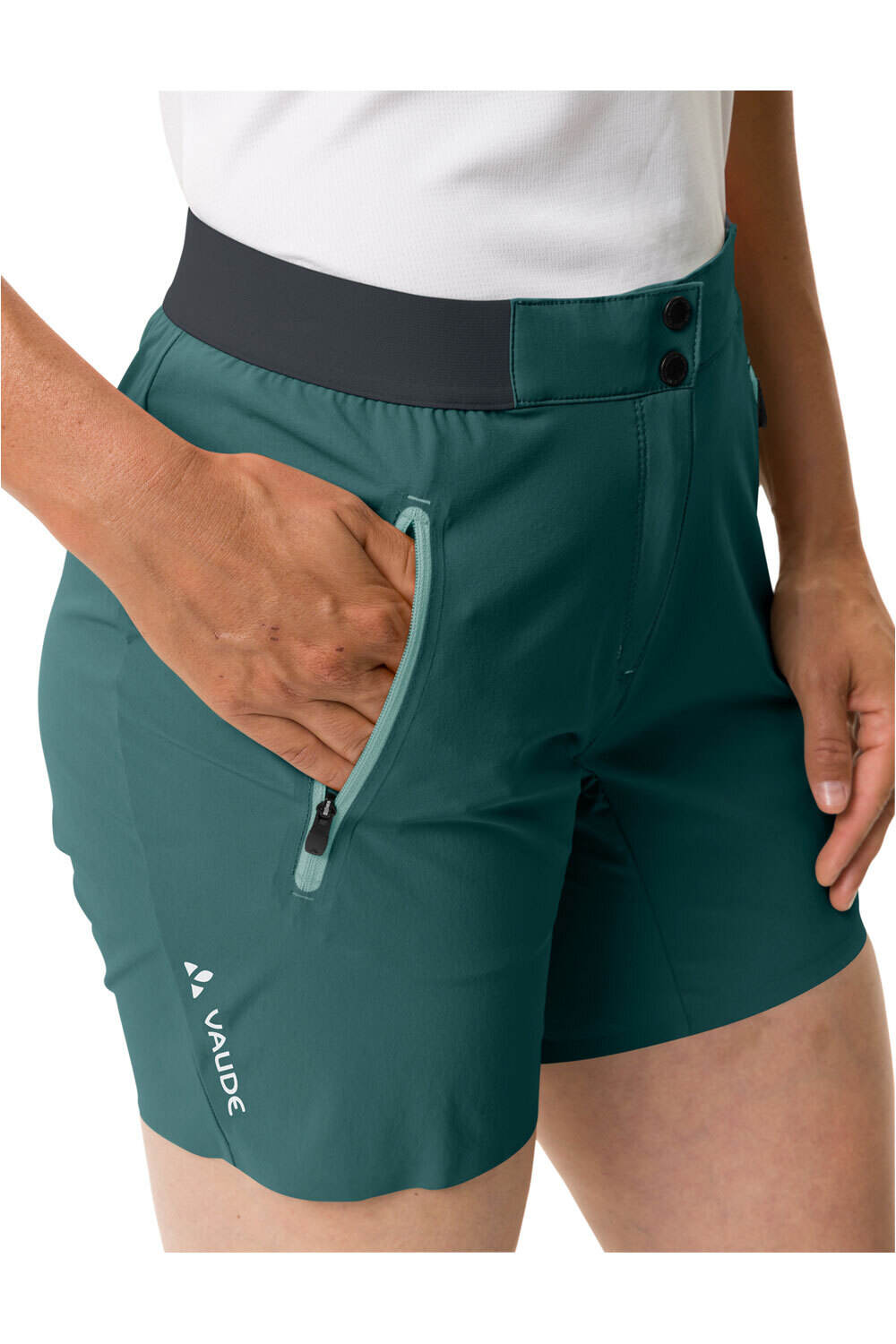 Vaude pantalón corto montaña mujer Women's Scopi LW Shorts II vista detalle