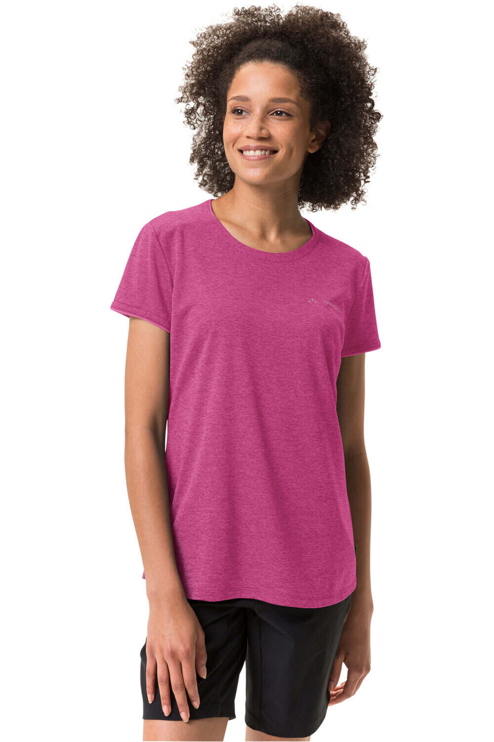 Vaude essential camiseta montaña manga corta mujer