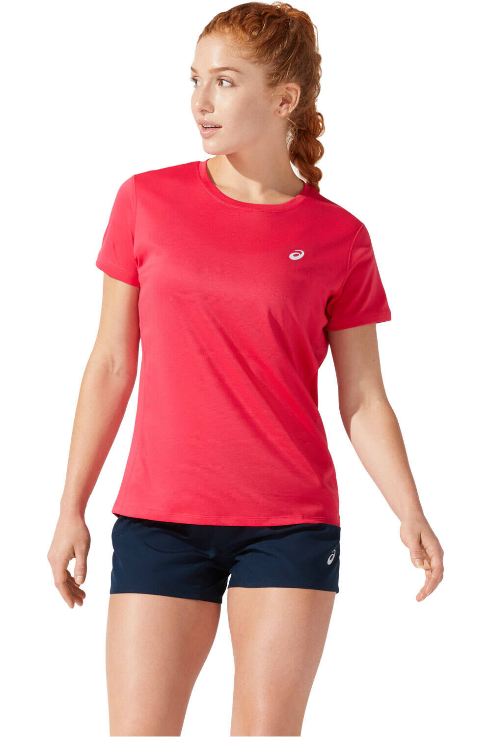 Asics camiseta entrenamiento manga corta mujer CORE SS TOP vista frontal