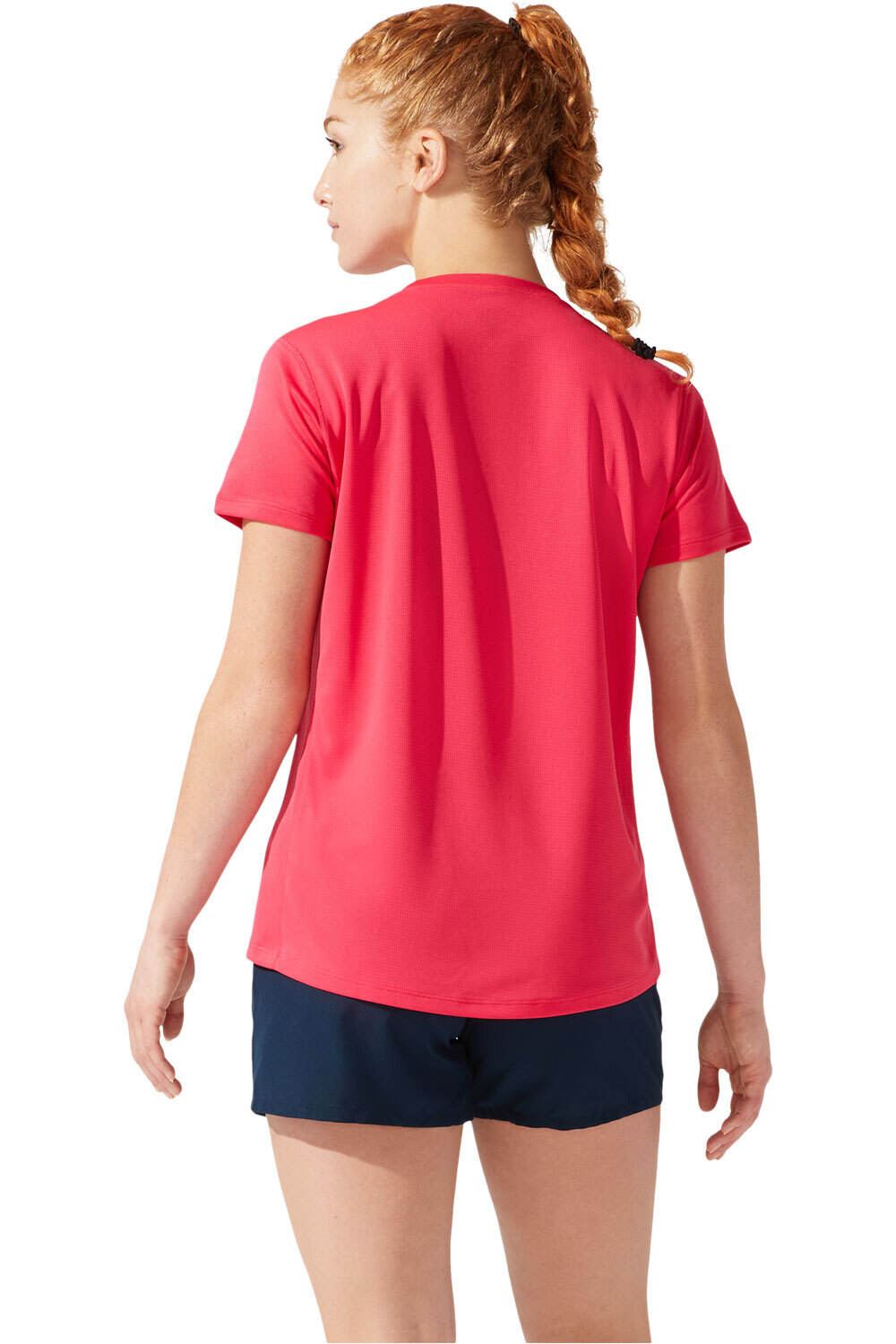 Asics camiseta entrenamiento manga corta mujer CORE SS TOP vista trasera