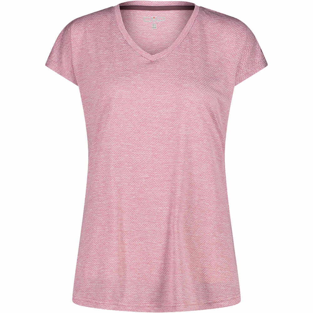 Woman t-shirt camiseta montaña manga corta mujer Rosa (36)