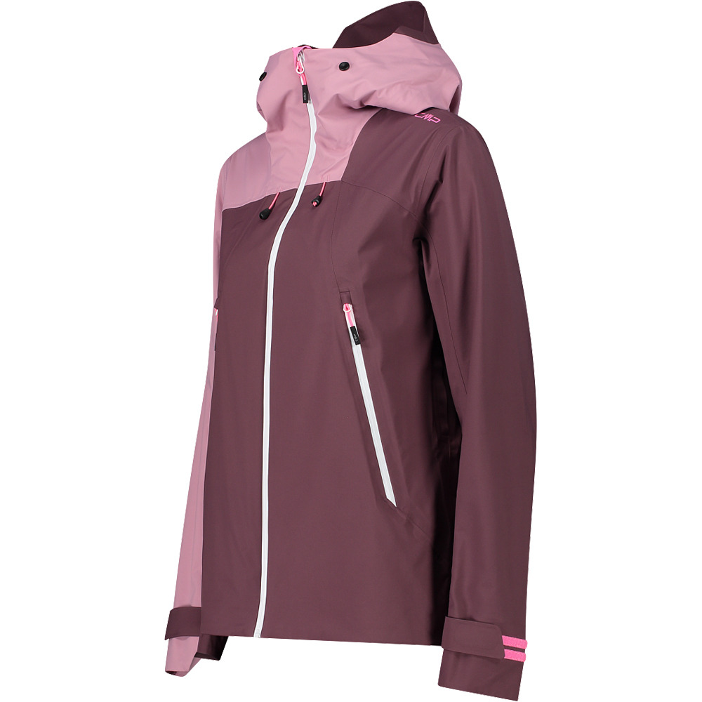 Cmp chaqueta impermeable mujer WOMAN JACKET FIX HOOD vista detalle