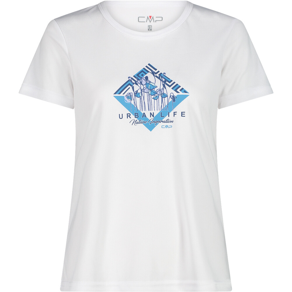 Cmp woman t-shirt camiseta montaña manga corta mujer