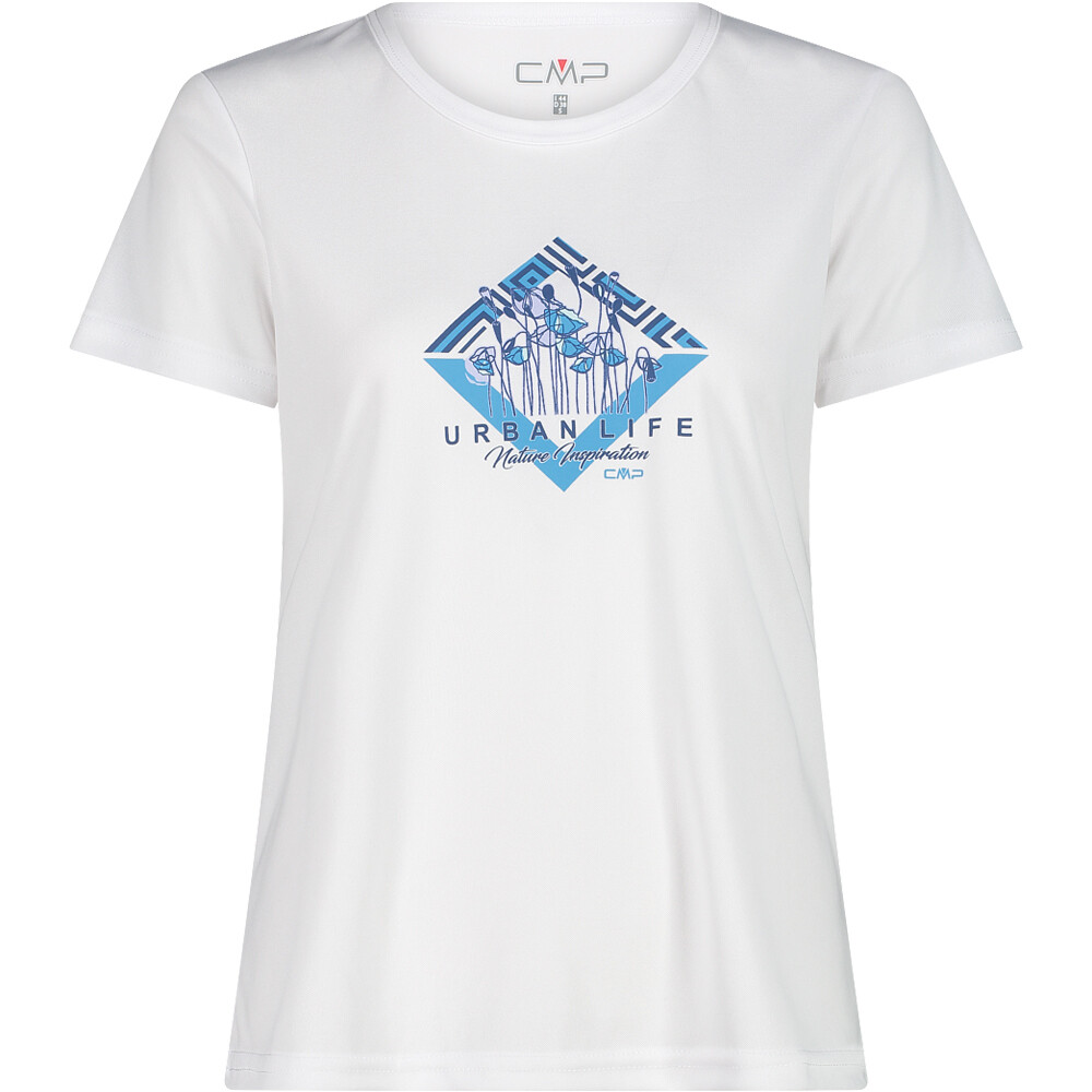 Cmp camiseta montaña manga corta mujer WOMAN T-SHIRT vista frontal