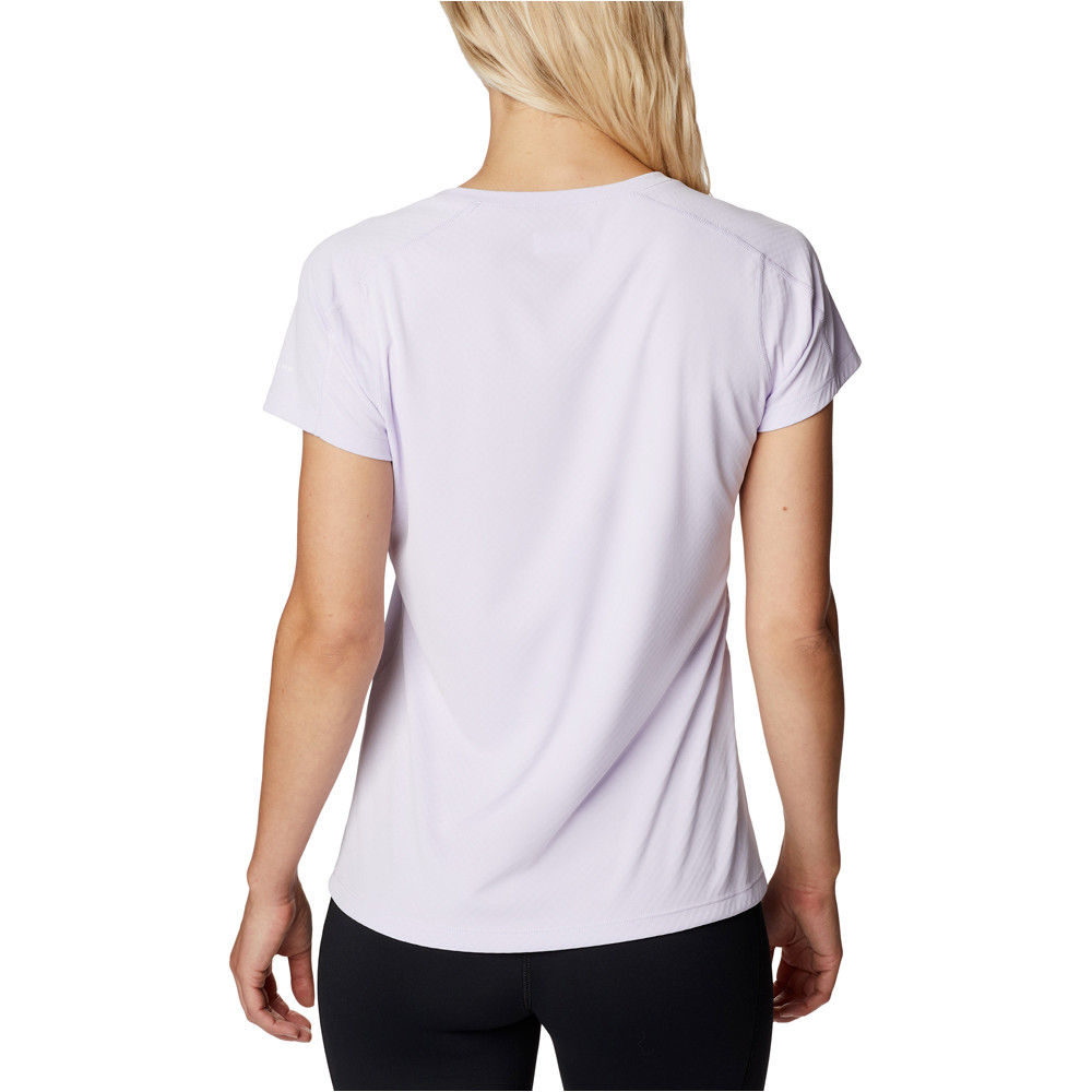 Columbia camiseta montaña manga corta mujer Zero Rules Short Sleeve Shirt vista trasera