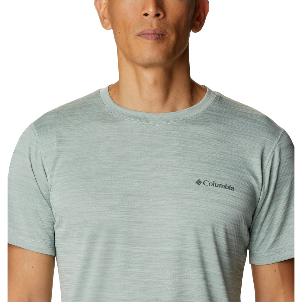 Columbia camiseta montaña manga corta hombre Zero Rules Short Sleeve Shirt vista detalle