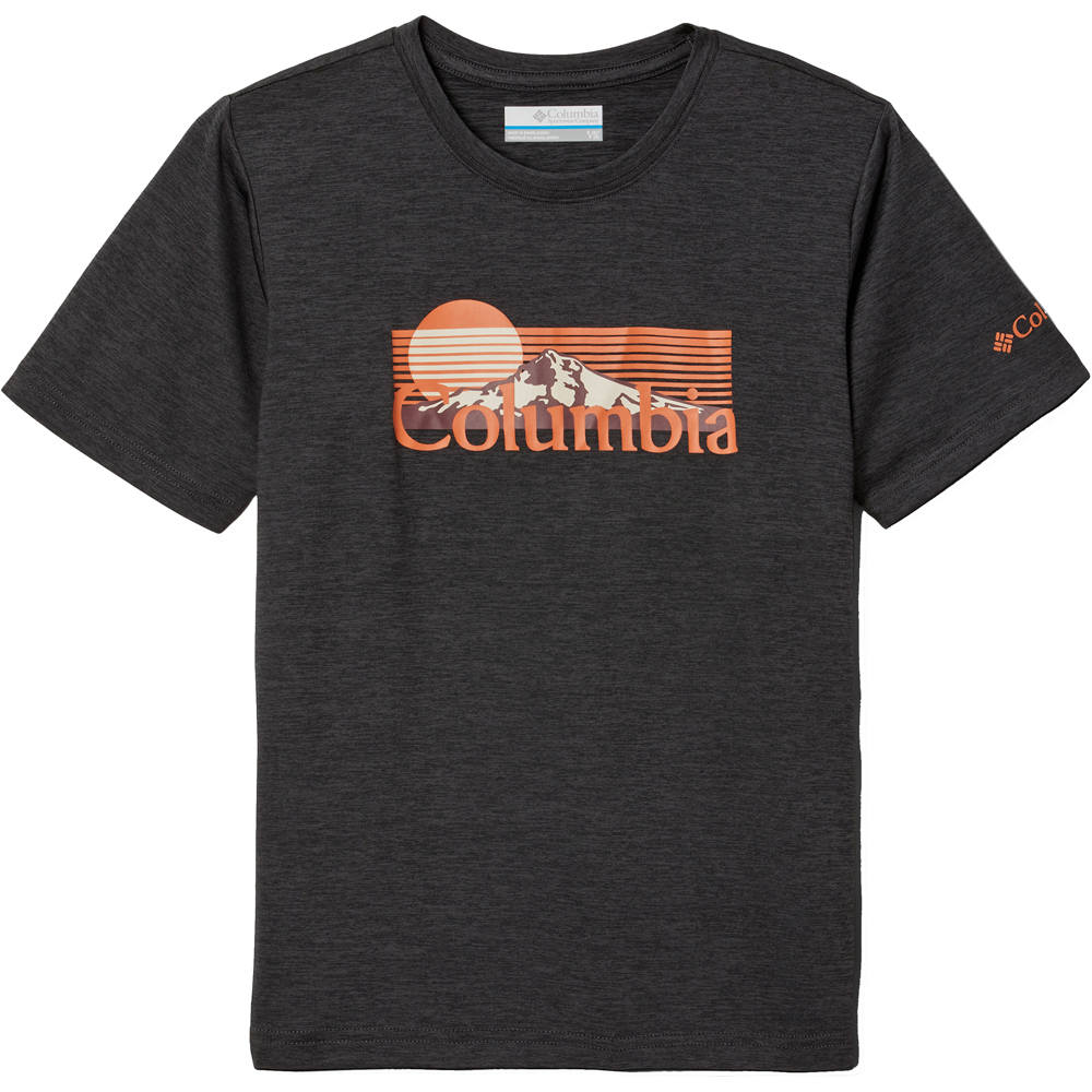 Columbia camiseta montaña manga corta niño Mount Echo Short Sleeve Graphic Shirt vista frontal