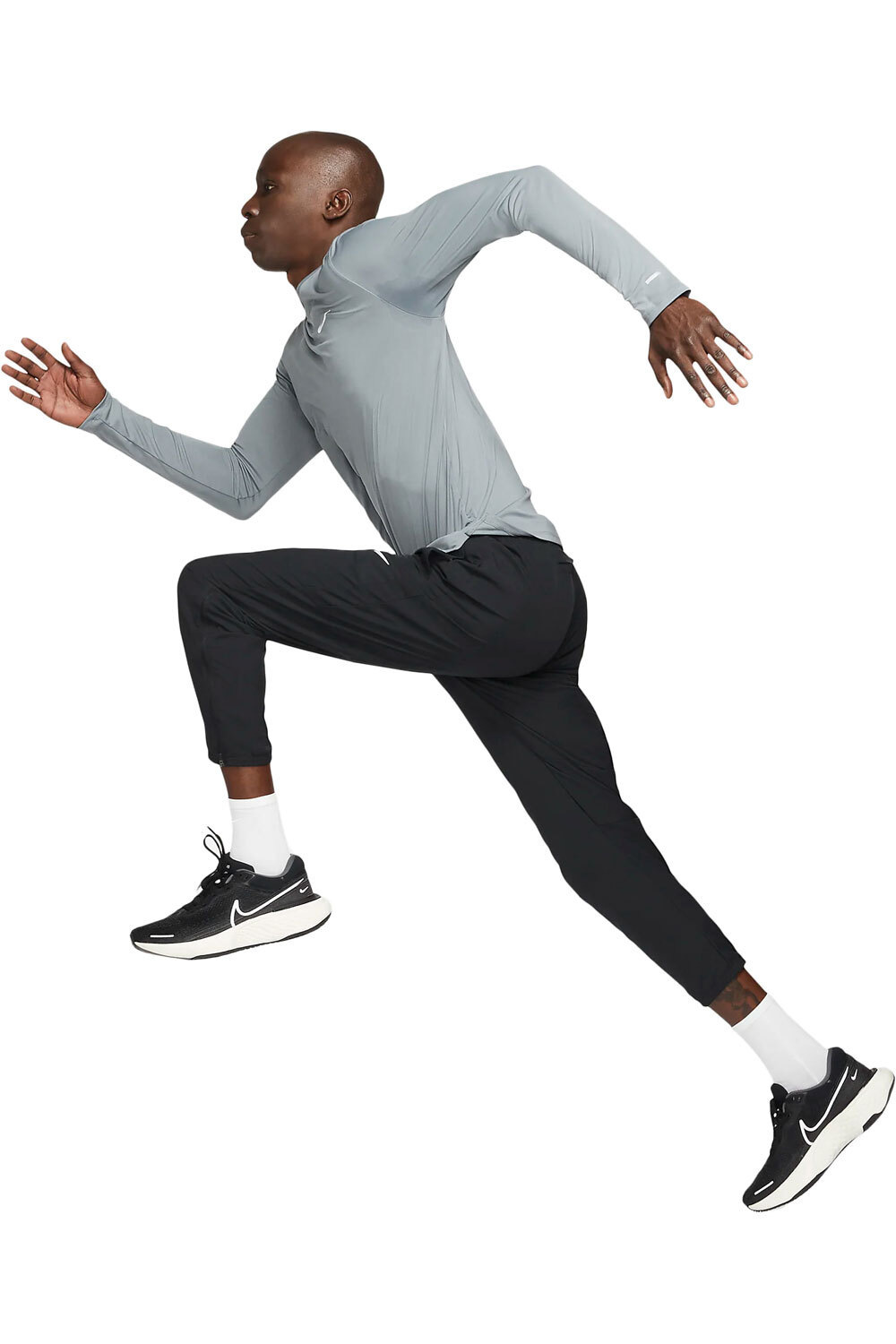 Challenger malla larga running hombre Negro (XL)