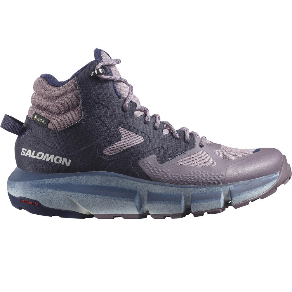 Salomon bota trekking mujer PREDICT HIKE MID GTX W lateral exterior