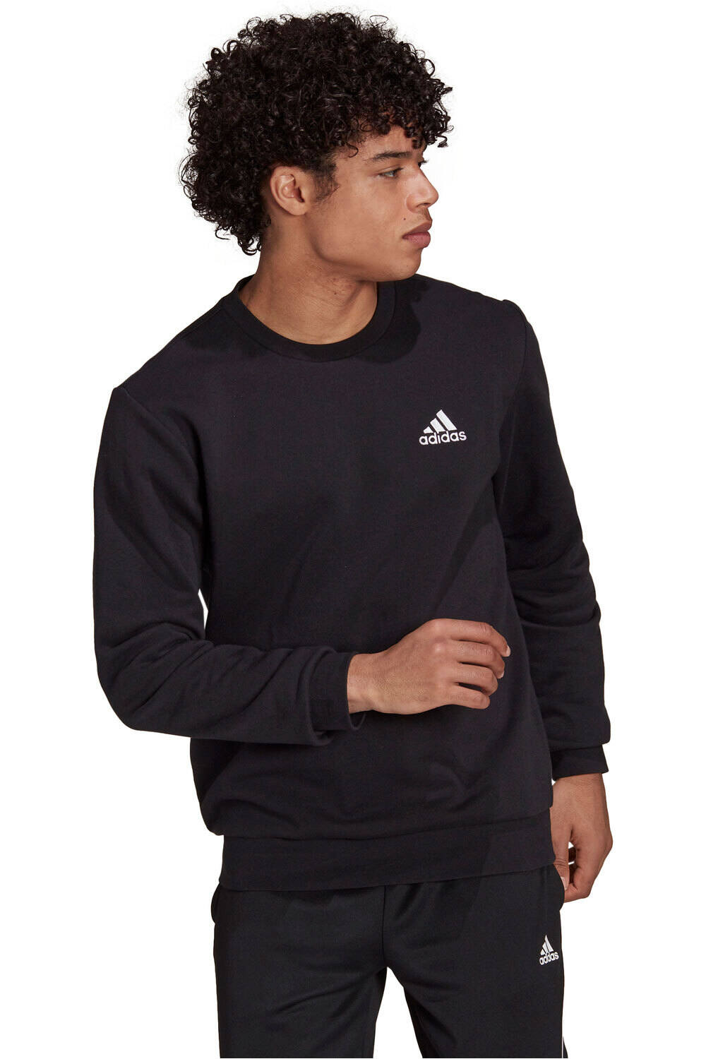 adidas sudadera hombre Essentials Fleece vista frontal