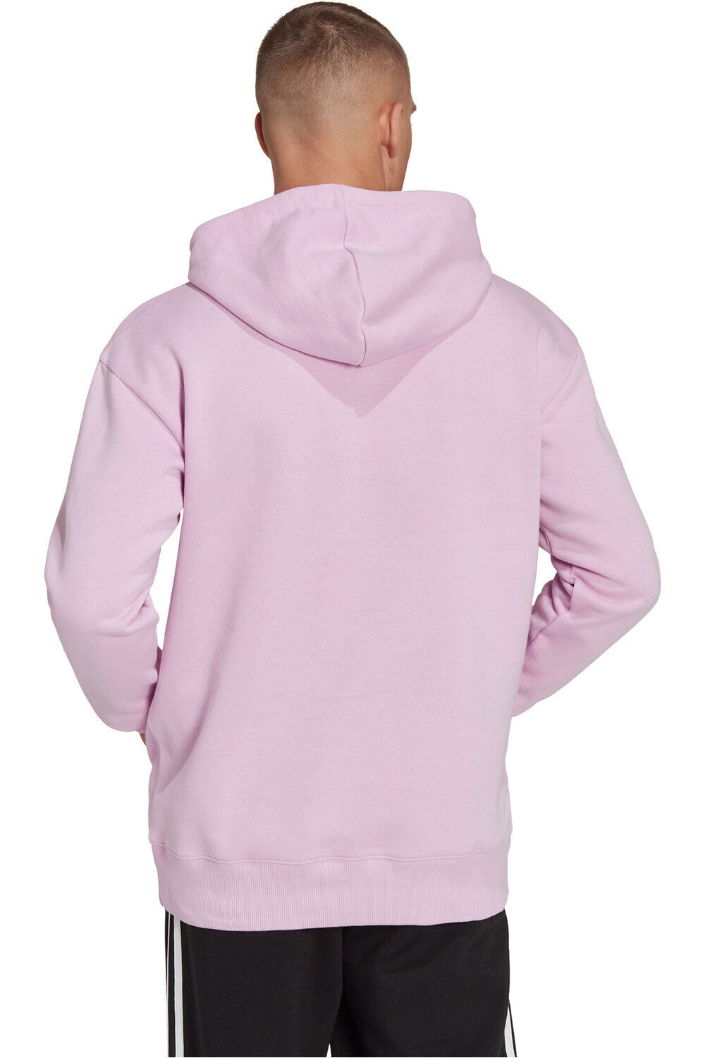 adidas sudadera hombre Essentials FeelVivid Cotton Fleece Drop Shoulder (con capucha) vista trasera