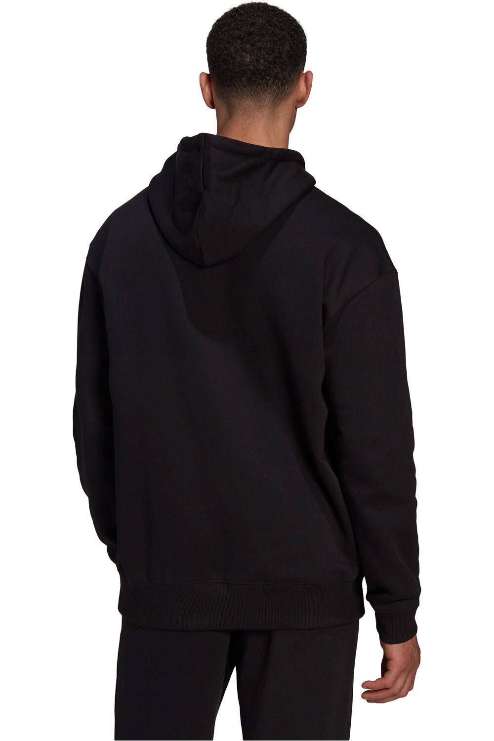 adidas sudadera hombre Essentials FeelVivid Cotton Fleece Drop Shoulder (con capucha) vista trasera