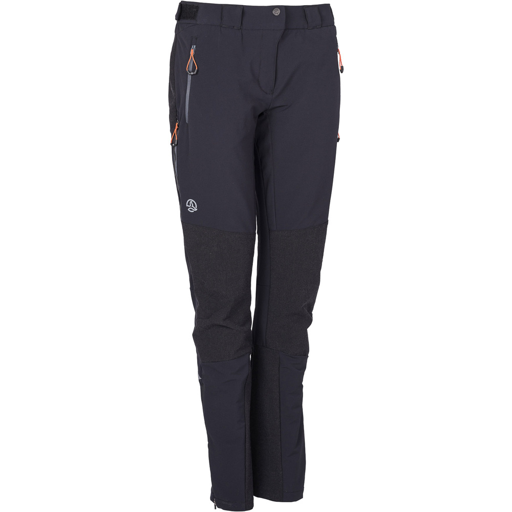 Elbrus pantalón montaña mujer Negro (S)