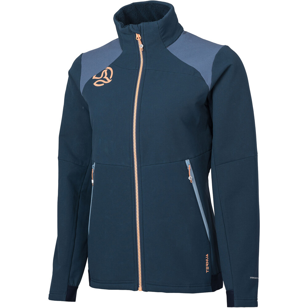 Ternua chaqueta softshell mujer VERKAM HARD JKT W vista frontal