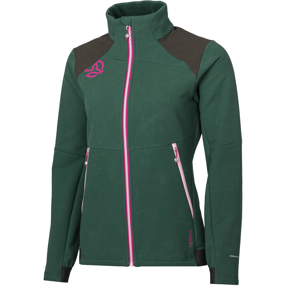 Ternua chaqueta softshell mujer VERKAM HARD JKT W vista frontal