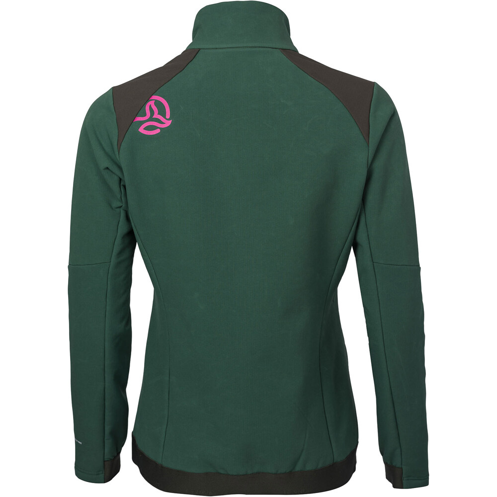 Ternua chaqueta softshell mujer VERKAM HARD JKT W vista trasera