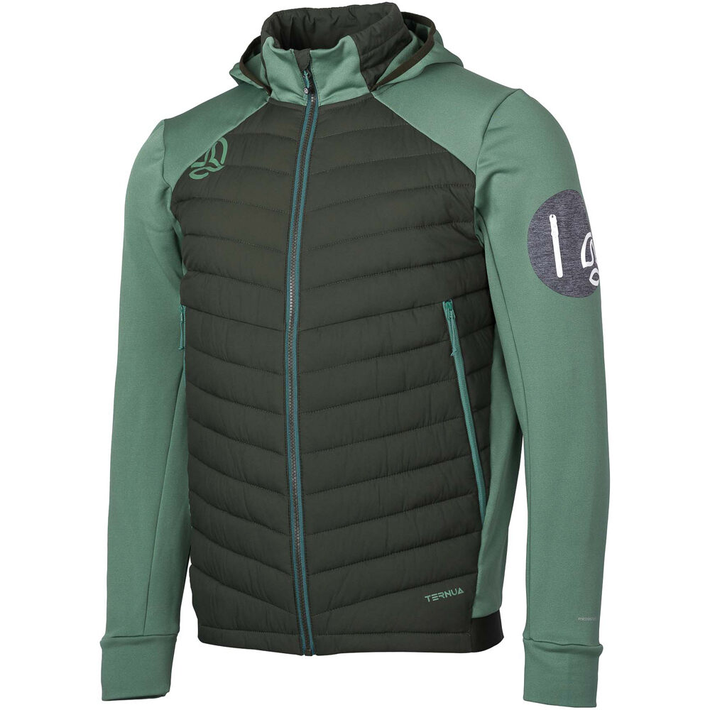 Ternua chaqueta outdoor hombre chaqueta YUKKON HYBRID GOOD JKT M vista frontal