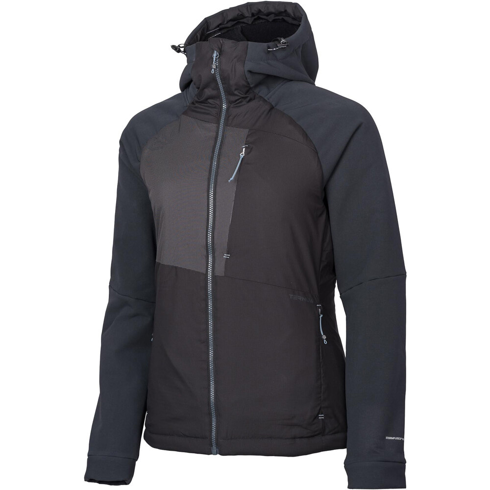 Kuantik hybrid chaqueta softshell mujer