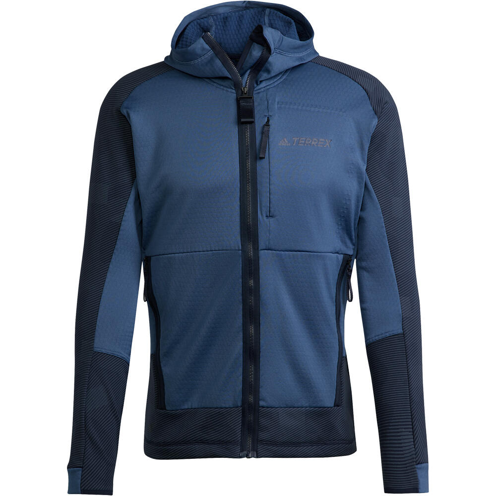 adidas forro polar hombre Terrex Tech Flooce Hiking Fleece con capucha 05