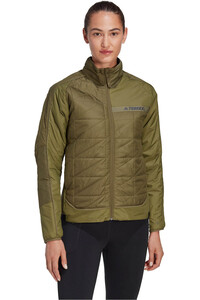 adidas chaqueta outdoor mujer Terrex Multi Synthetic Insulated vista frontal