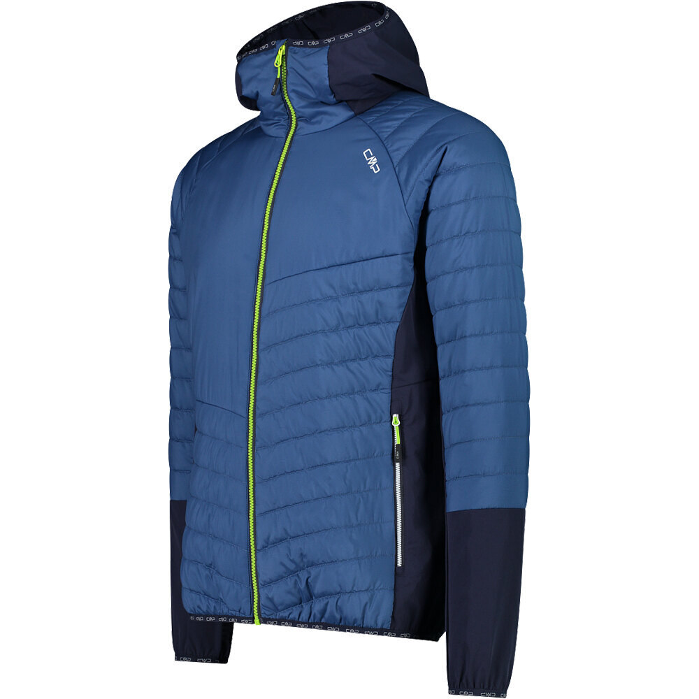 Cmp chaqueta outdoor hombre MAN HYBRID JACKET FIX HOOD vista detalle