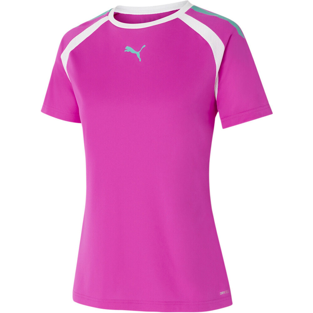 Puma camiseta tenis manga corta mujer teamLIGA Padel Shirt vista frontal