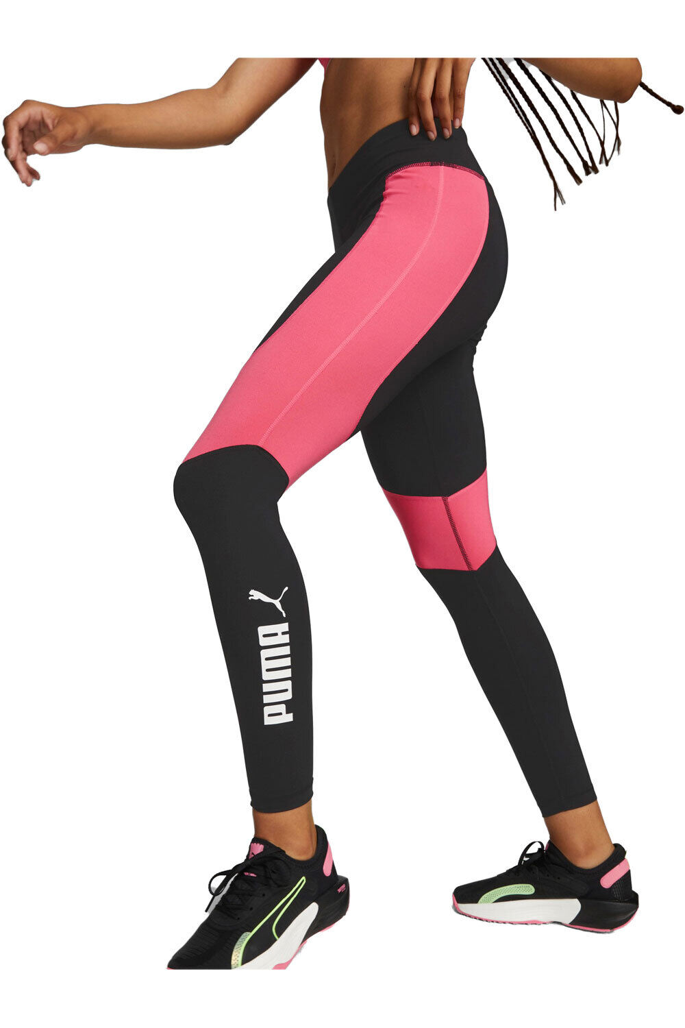 Puma pantalones y mallas largas fitness mujer Train Favorite Logo vista frontal