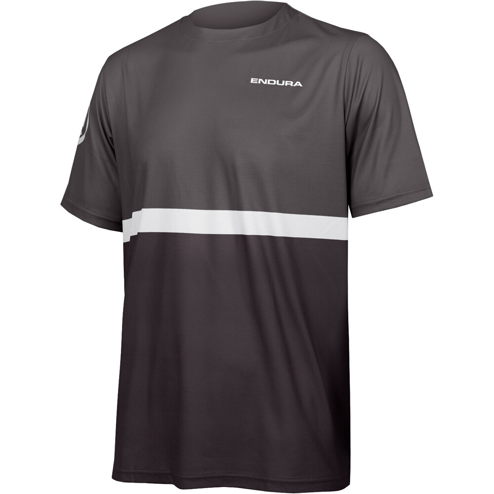 Singletrack core ii maillot manga corta hombre Negro (S)