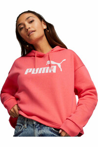 Puma sudadera mujer ESS Cropped Logo Hoo vista frontal