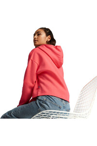 Puma sudadera mujer ESS Cropped Logo Hoo vista trasera