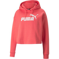 Puma sudadera mujer ESS Cropped Logo Hoo 03