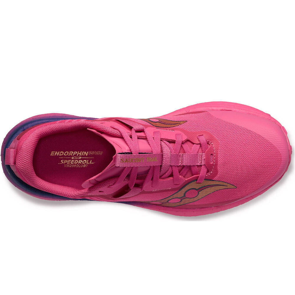 Saucony zapatillas trail mujer ENDORPHIN EDGE vista superior