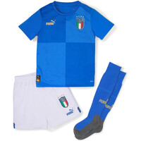 Puma equipación fútbol niño FIGC Home Minikit vista frontal