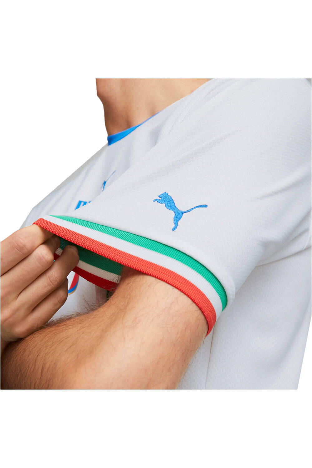 Puma sudadera entrenamiento fútbol FIGC Away Jersey Rep vista detalle