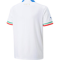 Puma sudadera entrenamiento fútbol niño FIGC Away Jersey Rep vista trasera