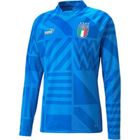 Puma camisetas fútbol manga larga FIGC Home Prematch S vista detalle