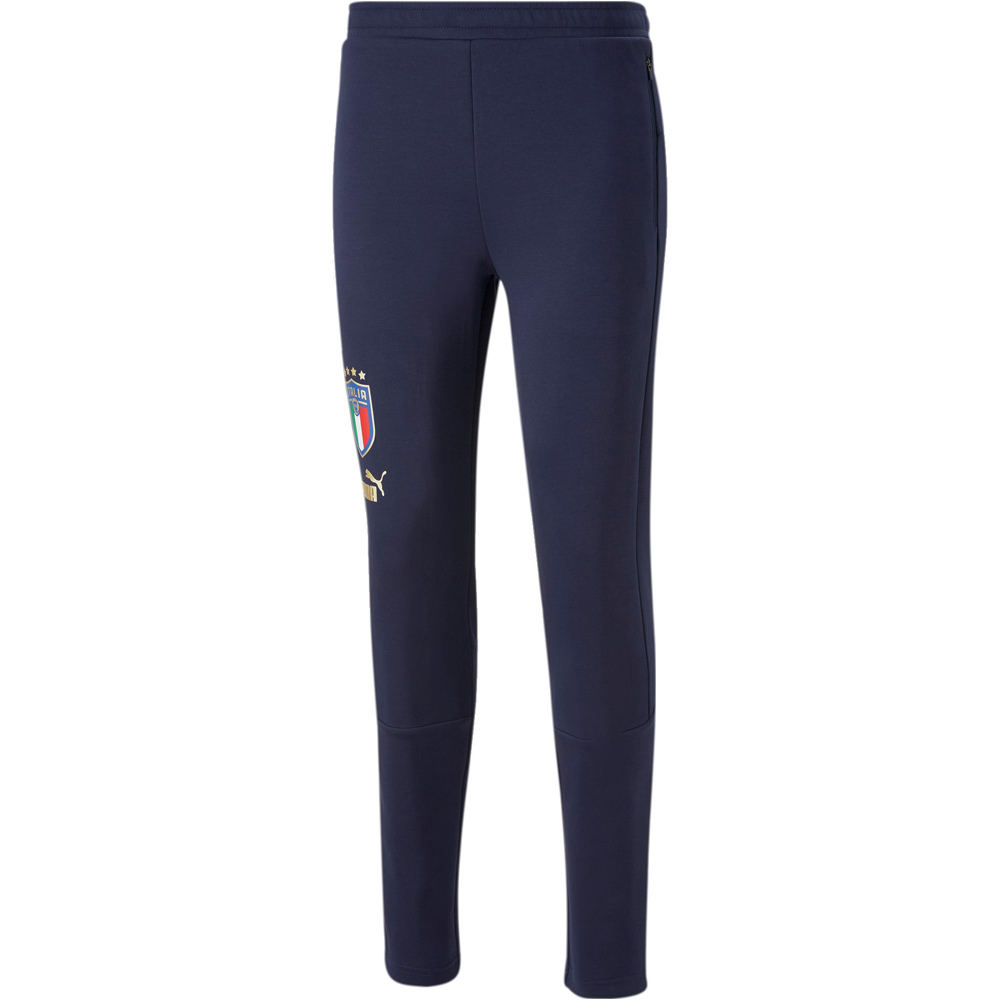 Puma pantalones largos futbol FIGC Casuals Pants vista trasera