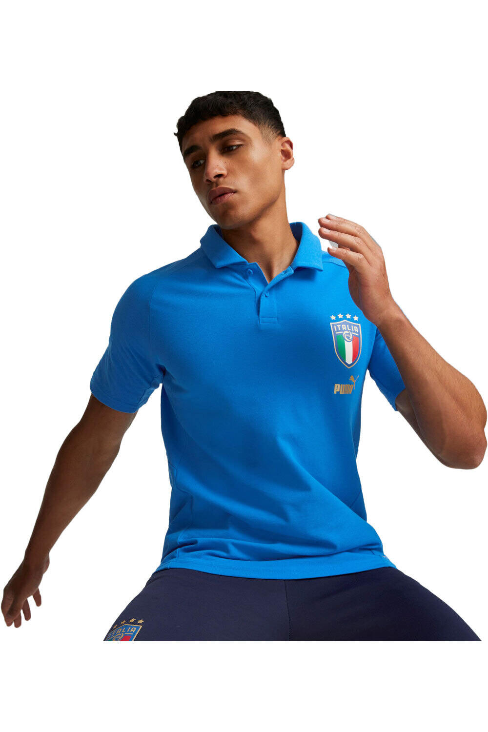 Puma camiseta de fútbol oficiales FIGC Player Casuals vista frontal