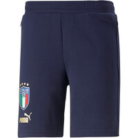 Puma pantalones cortos futbol FIGC Casuals Shorts vista trasera