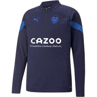 Puma sudadera entrenamiento fútbol VCF Training 1/4 Zip vista frontal